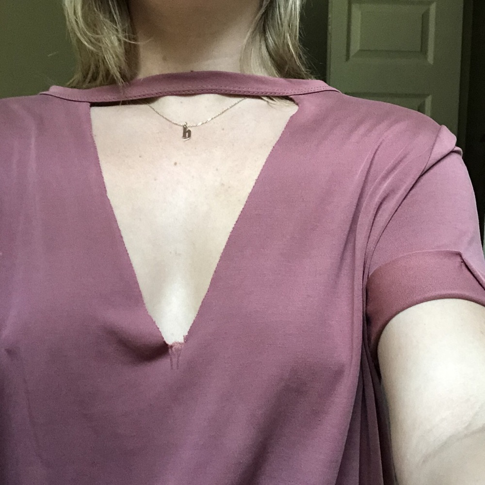 Cut out tee.